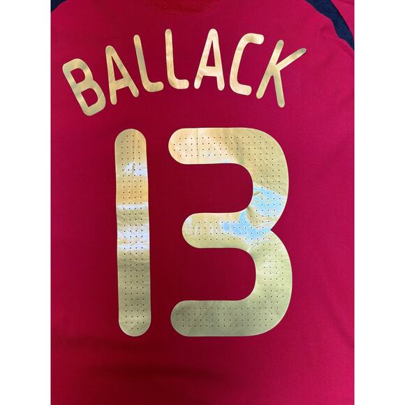 Michael Ballack Adidas Germany 08 Away #13 Jersey Deutscher Fussball-Bund Size L - Picture 9 of 10